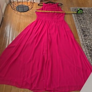 BA NITES BRAND WOMEN'S FANCY PINK SLEEVELESS JUMPSUIT SIZE 12